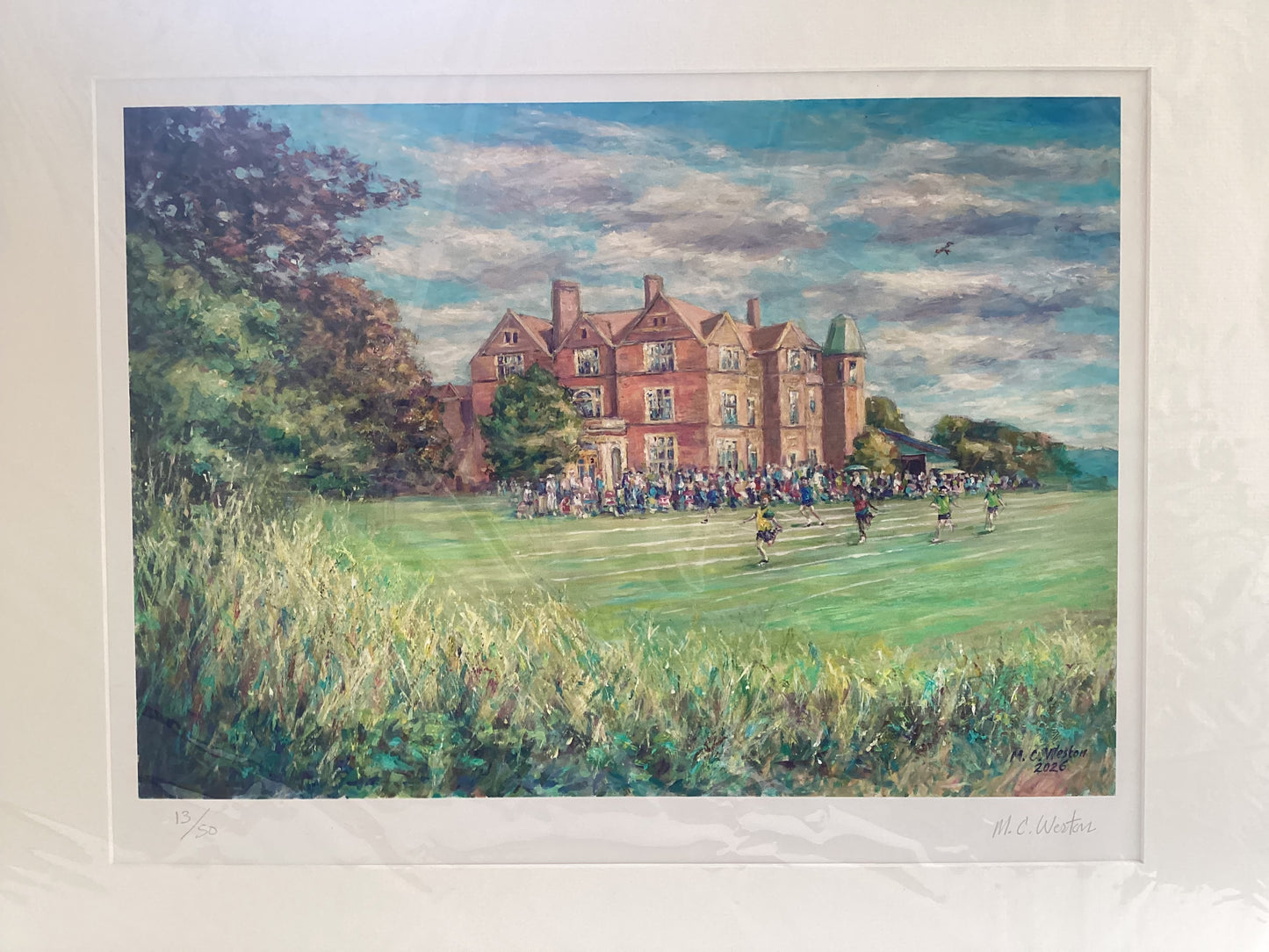 Limited edition print - Summer Scene Ditcham Park School