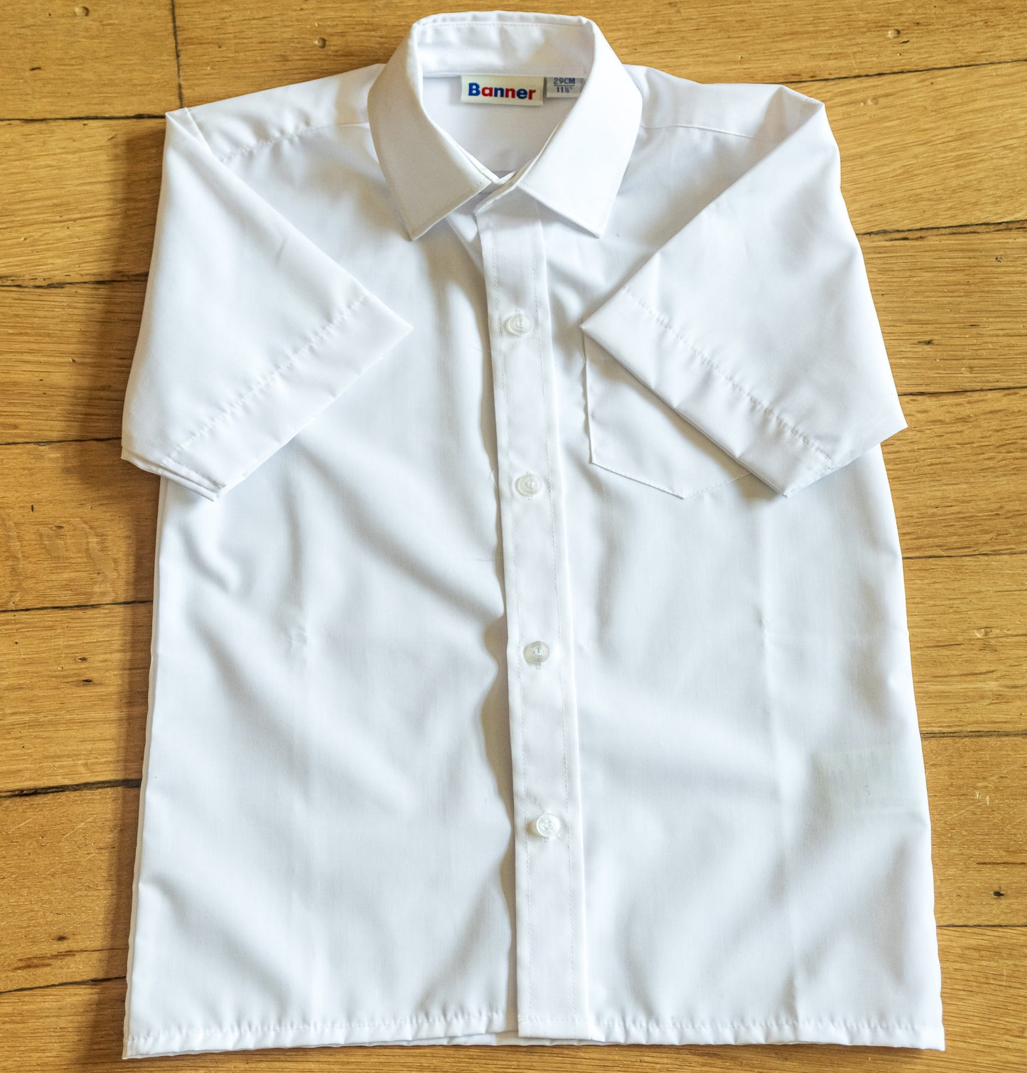 White Short Sleeved Shirt (Twin Pack)