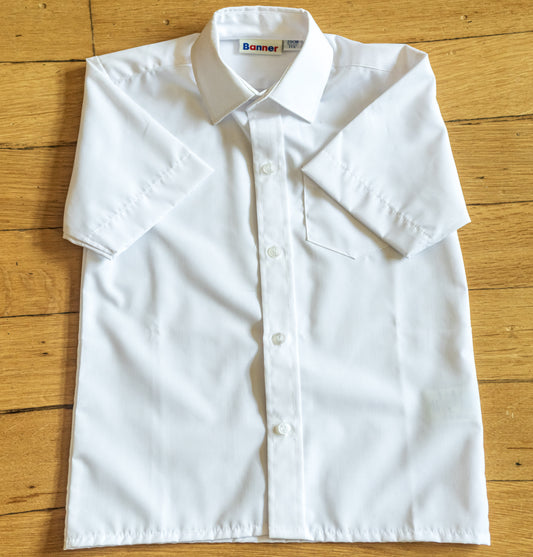 White Short Sleeved Shirt (Twin Pack)